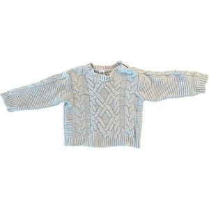 Gap 12 month cream cable knit sweater